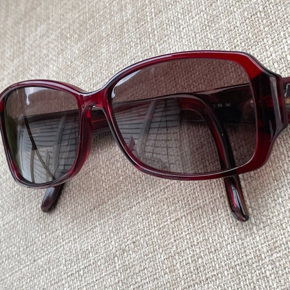 Escada Women Sunglasses Red Tone Frame VES087S Eye Wear Shades Made in Italy - Picture 4 of 12